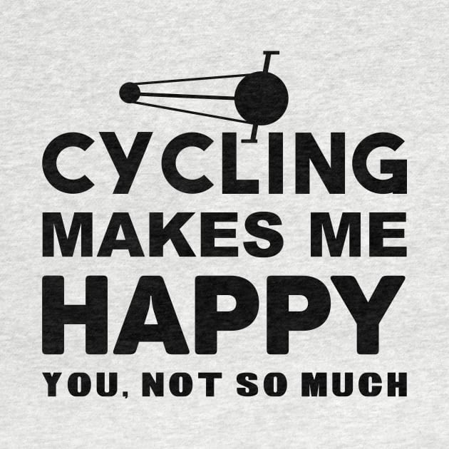 cycling makes me happy you, not so much by livamola91